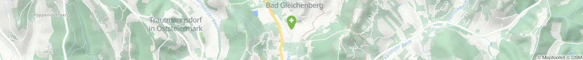 Kartendarstellung des Standorts für JOHANNES APOTHEKE in 8344 Bad Gleichenberg